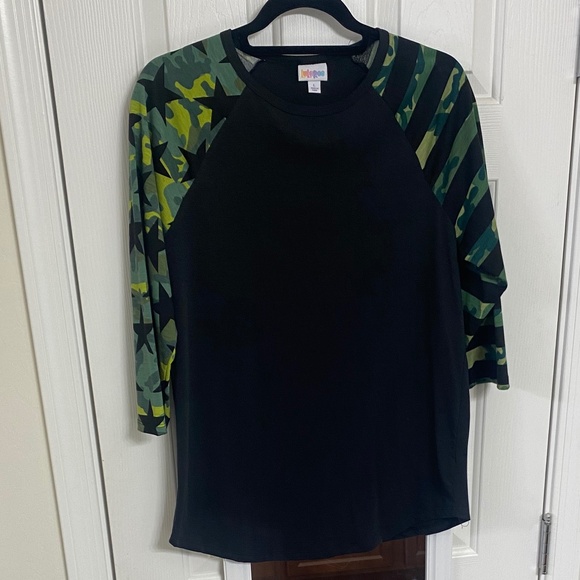 Used LulaRoe Randy unisex baseball style top (L) - Picture 1 of 10